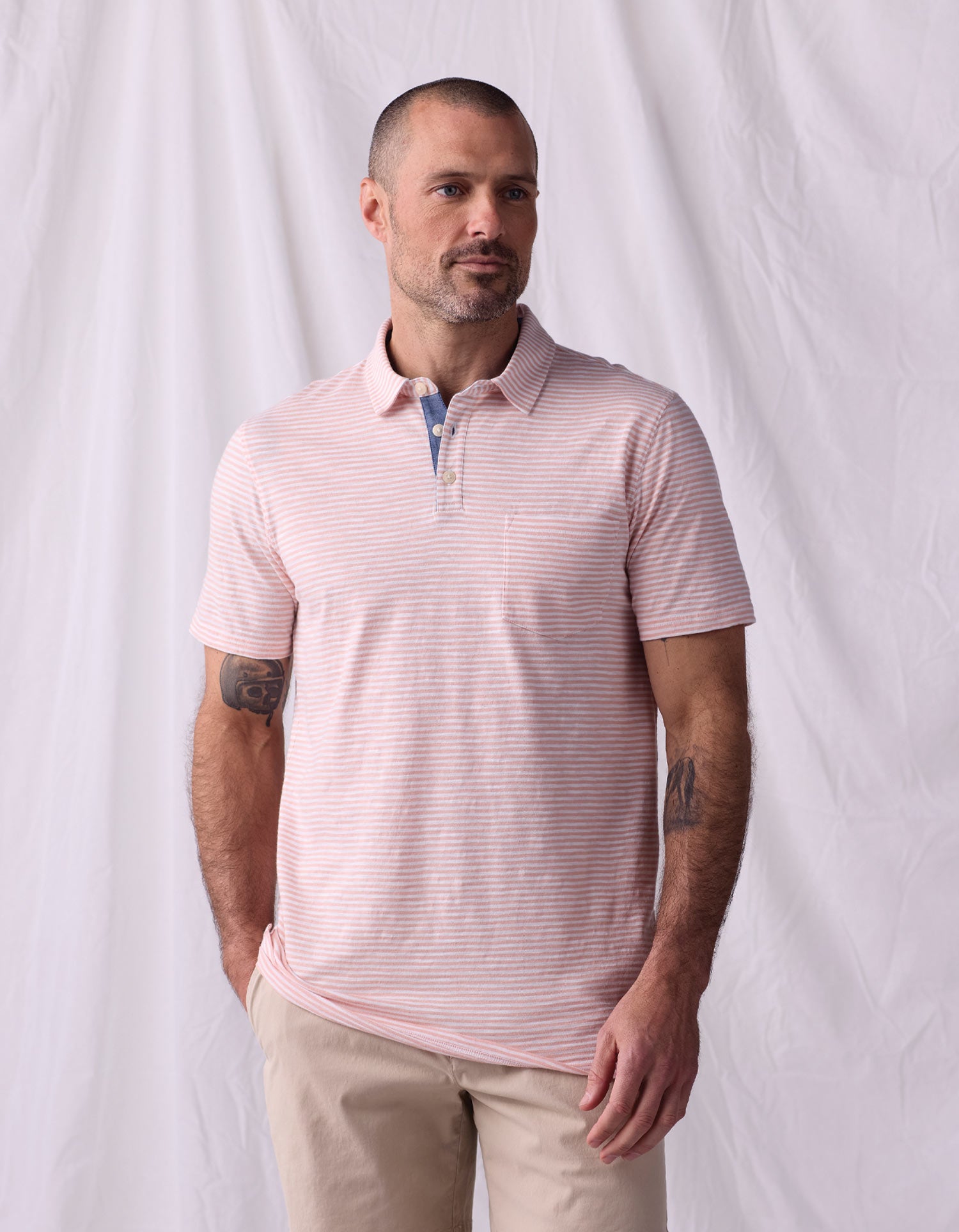 Vintage Slub Pocket Polo