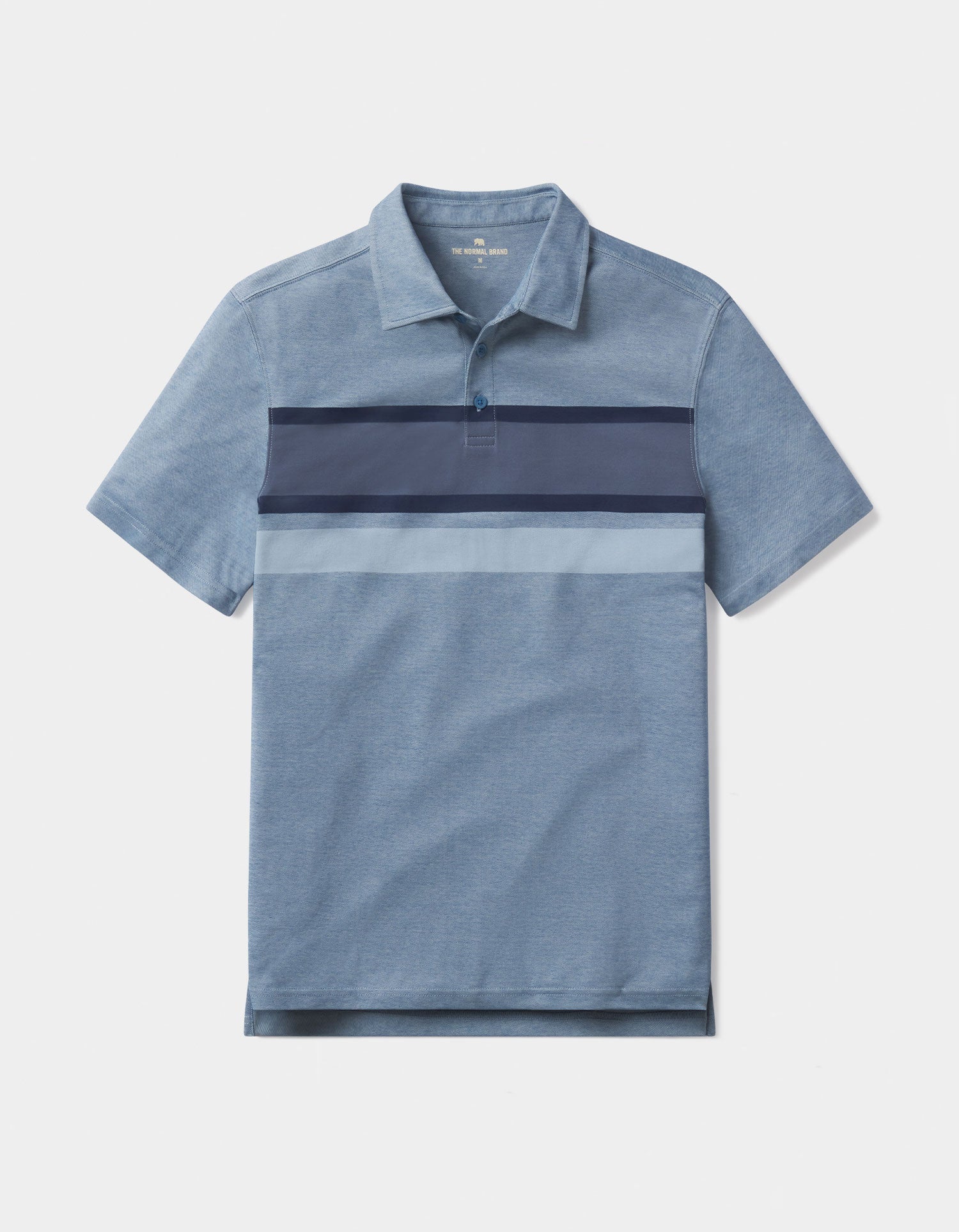 Chip Pique Polo in Calypso Stripe