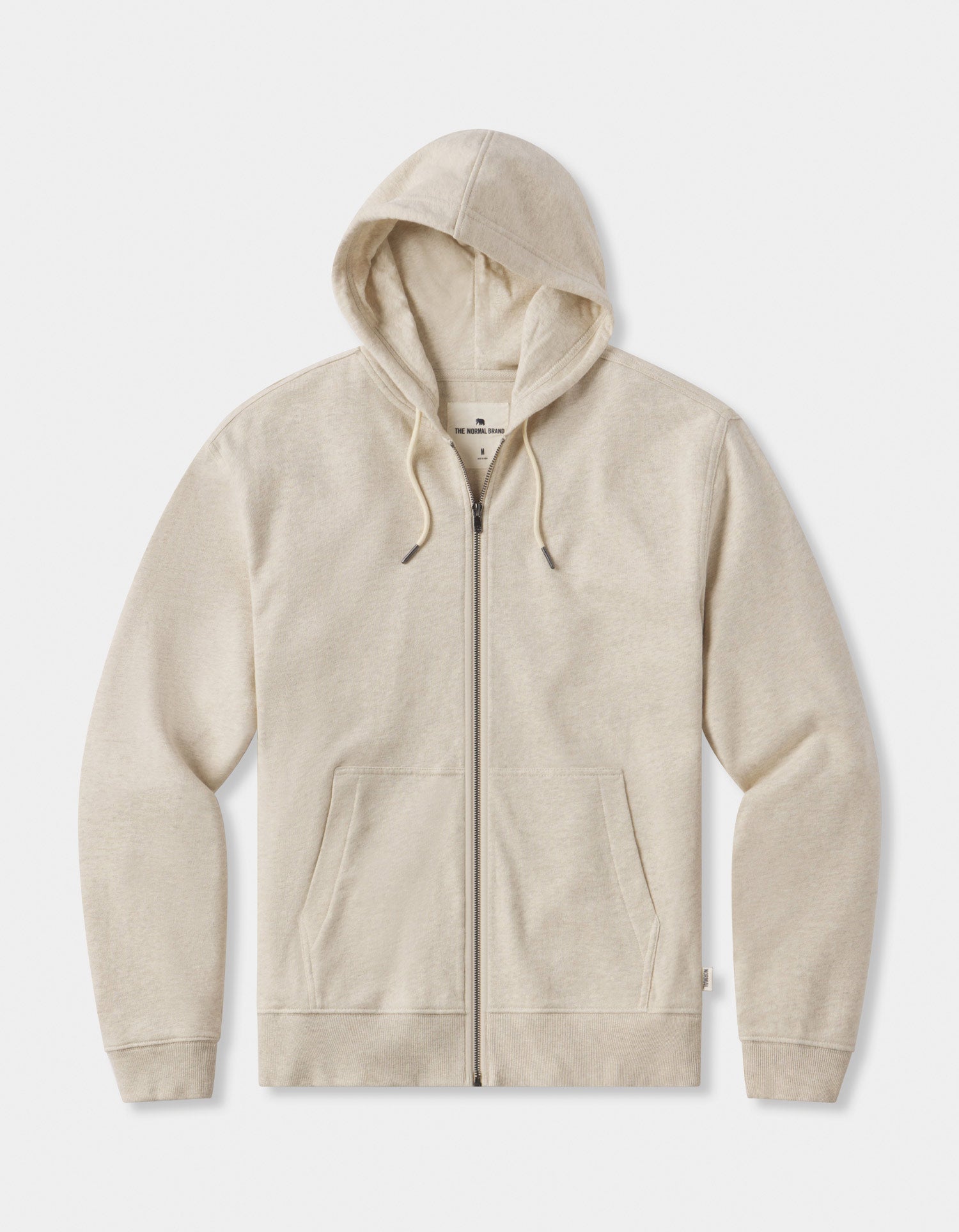 Cole Terry Full-Zip Hoodie in Summer Navy