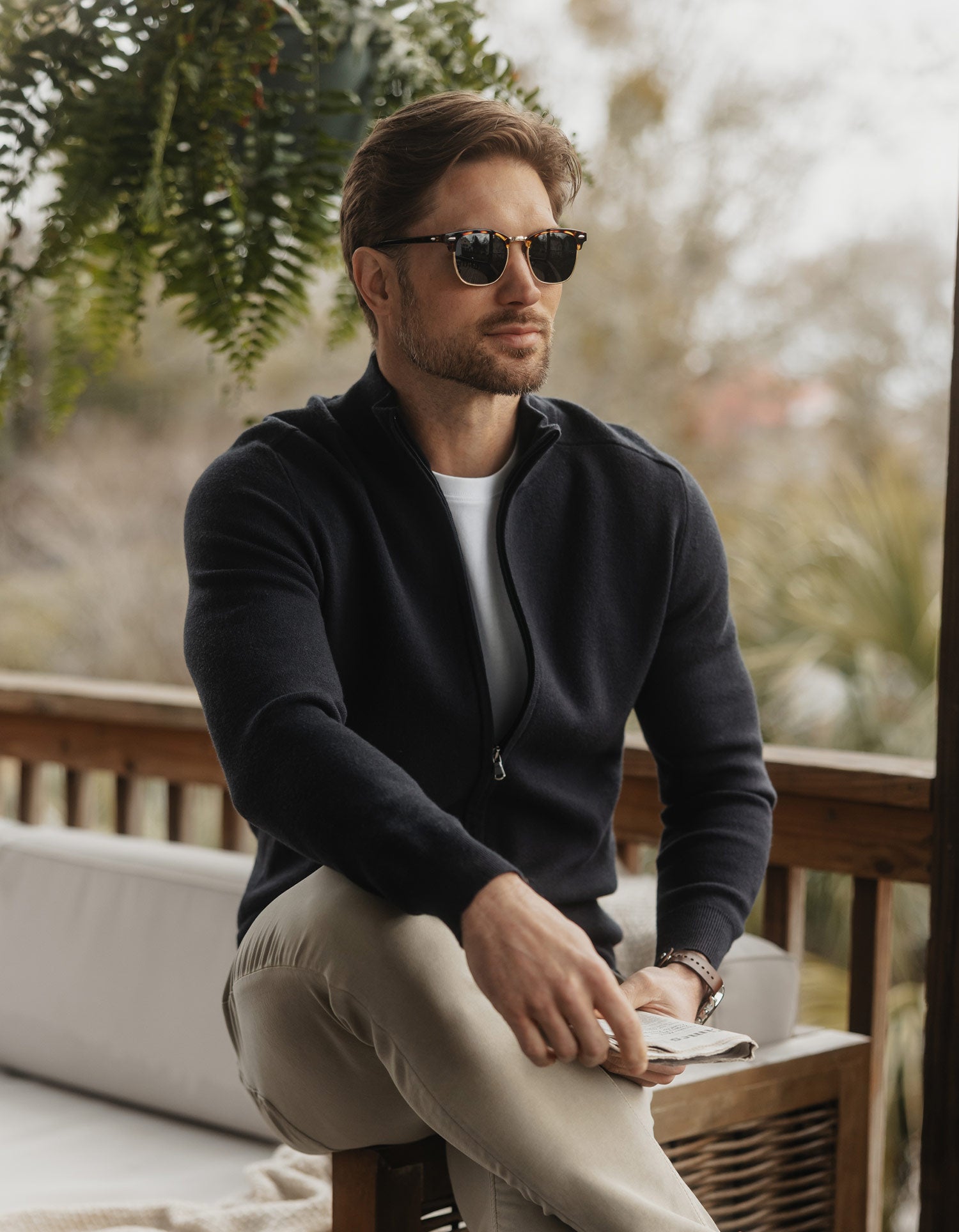 Cooper's Landing Jacket in Normal Navy