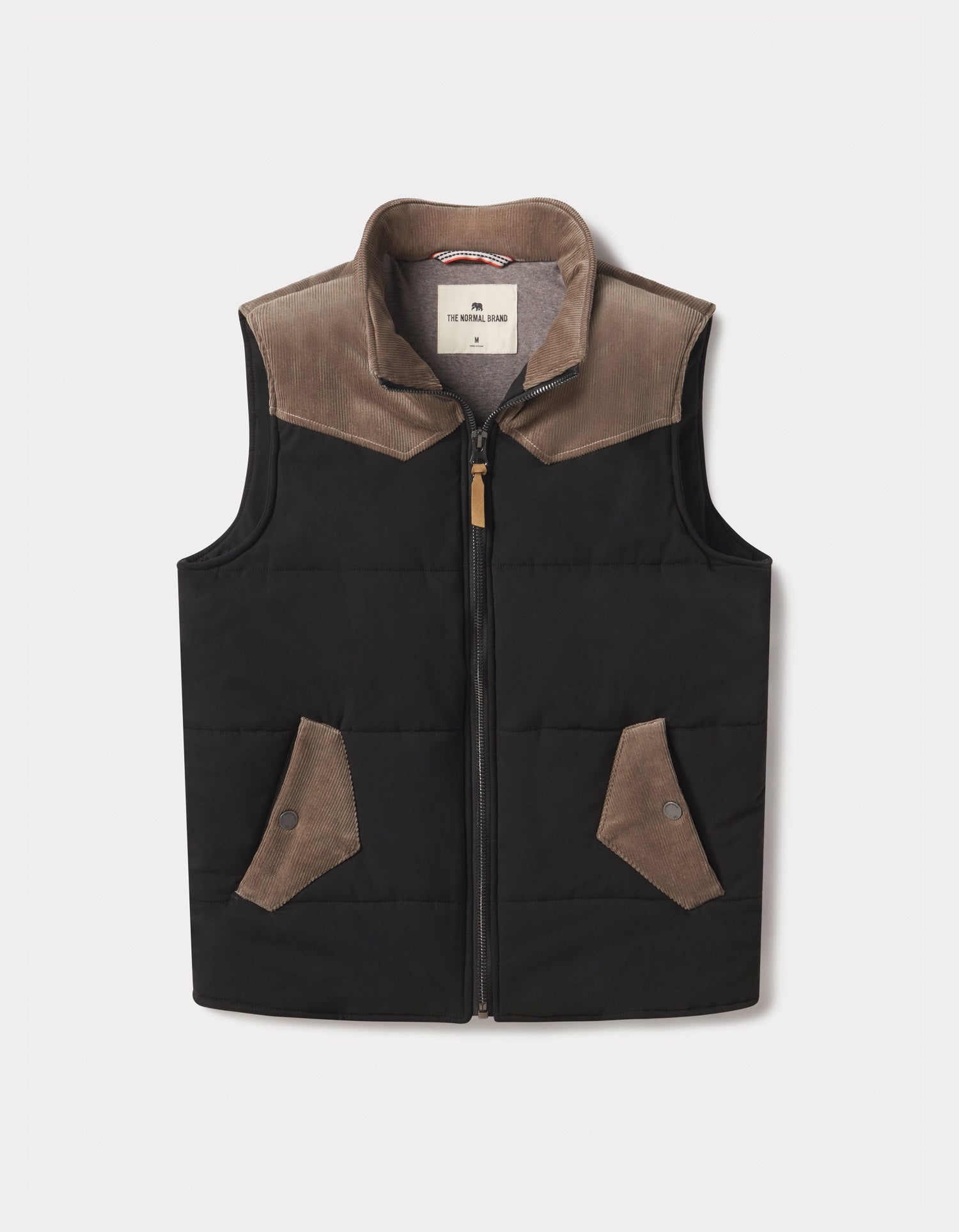 Cord Dano Vest in Deep Forest