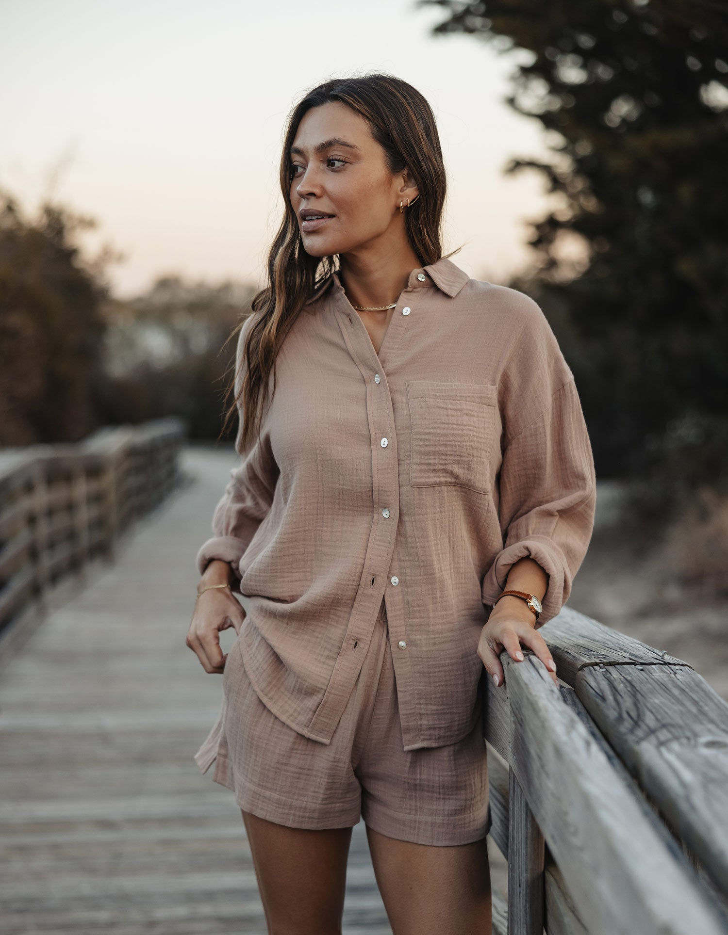 Kalo Weekender Short in Driftwood