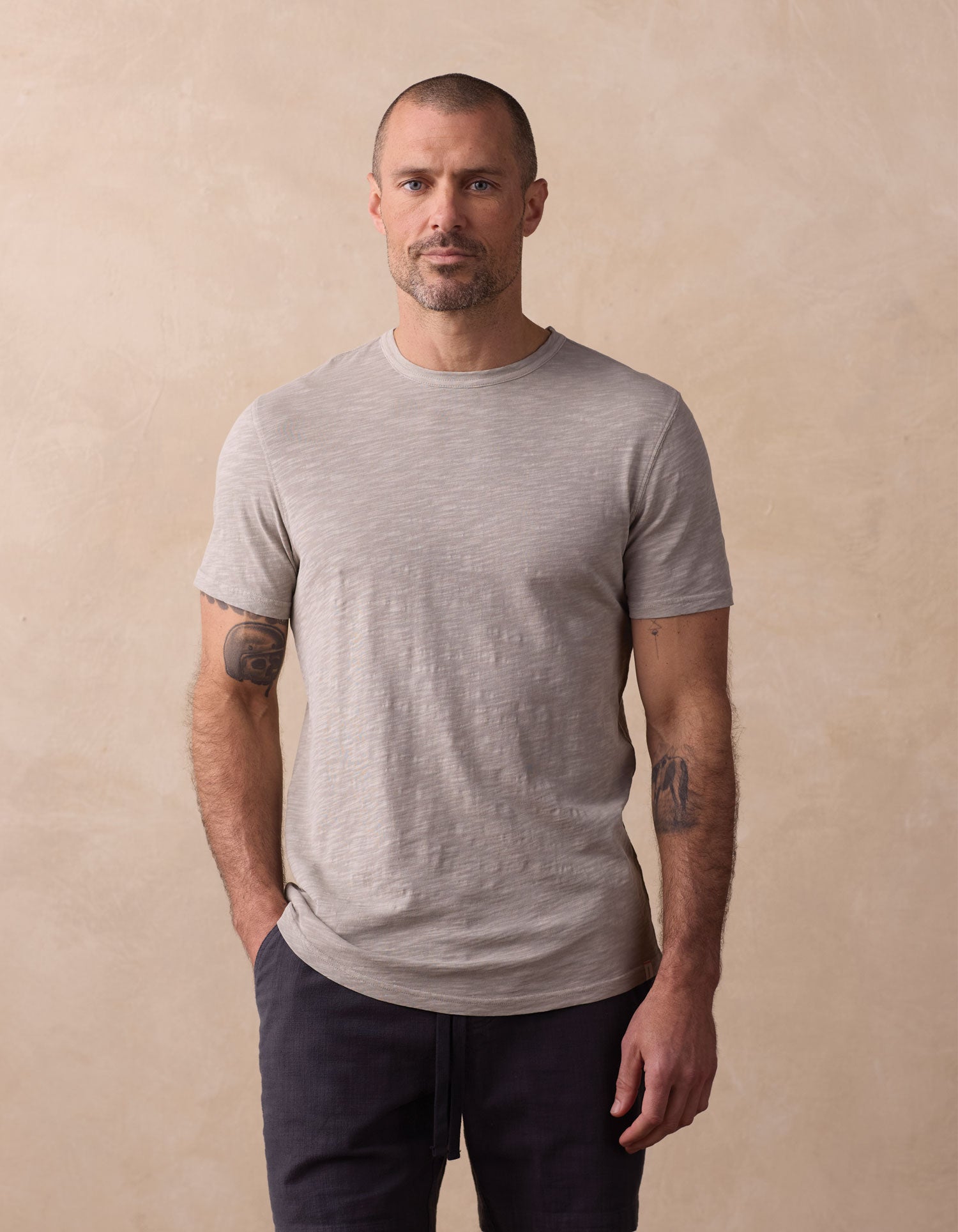 Legacy Jersey Perfect Tee in Limestone