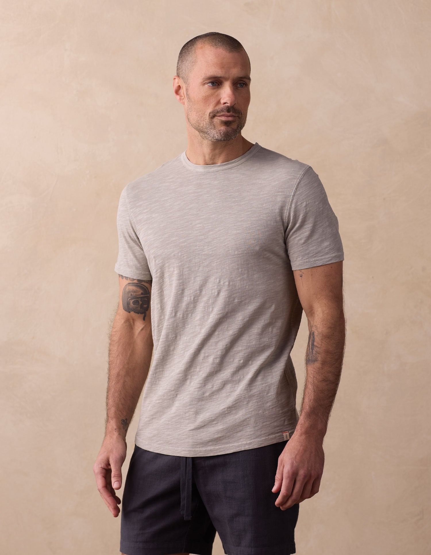 Legacy Jersey Perfect Tee in Limestone