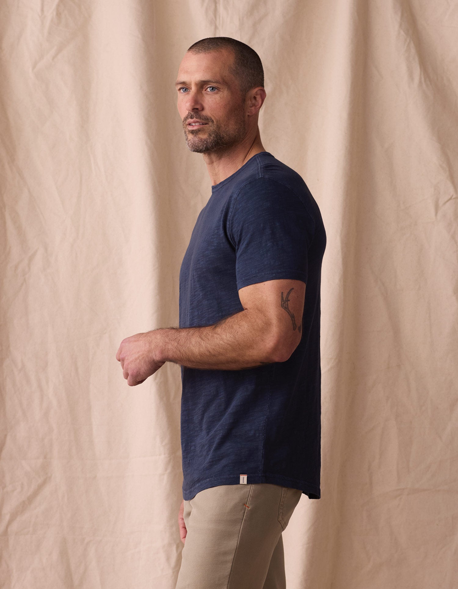Legacy Jersey Perfect Tee in Navy