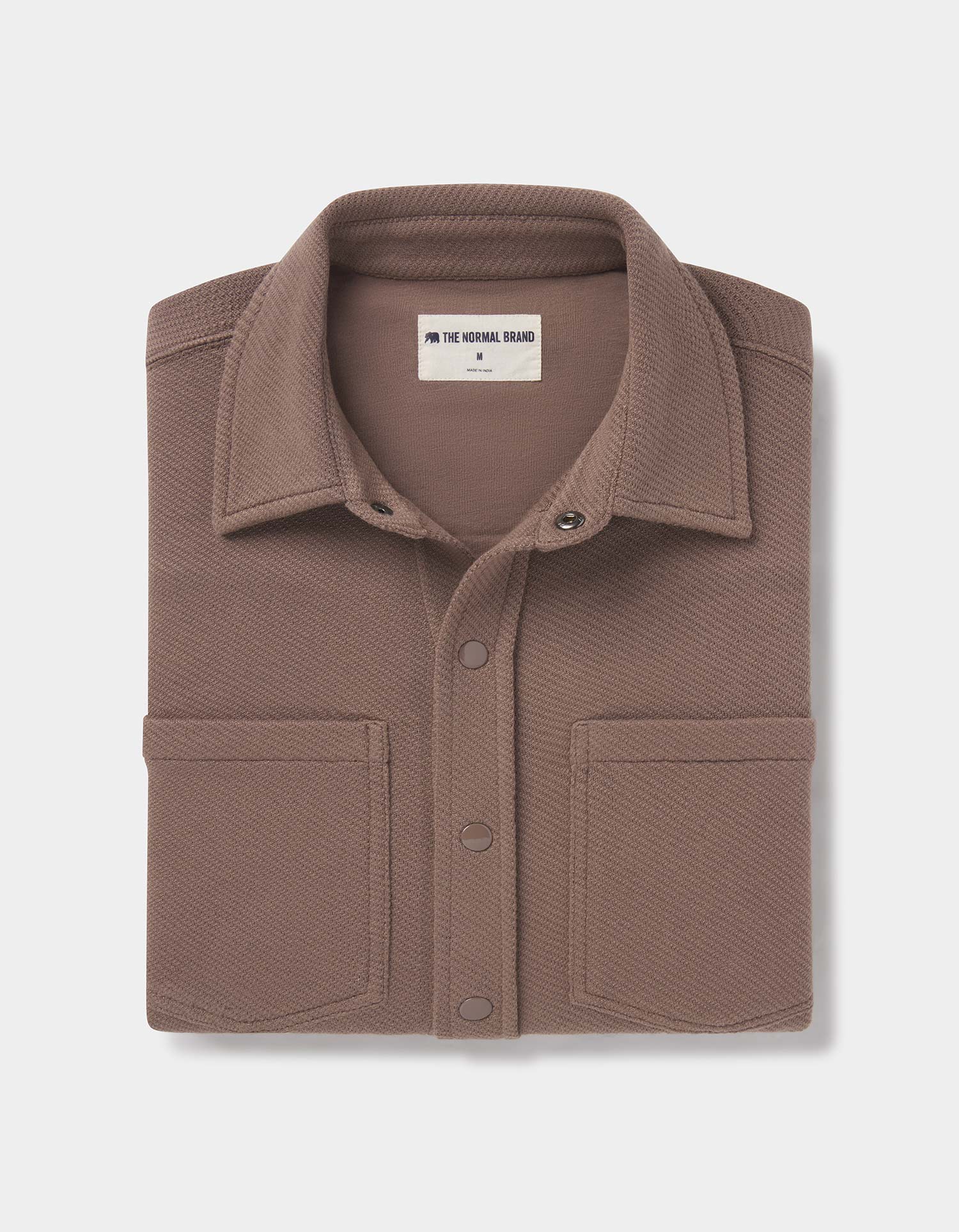 Loop Terry Button Up in Cedar