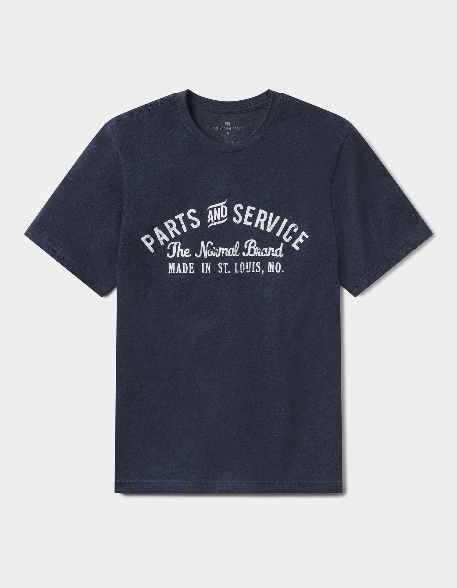 Parts and Service Tee in Midnight Navy