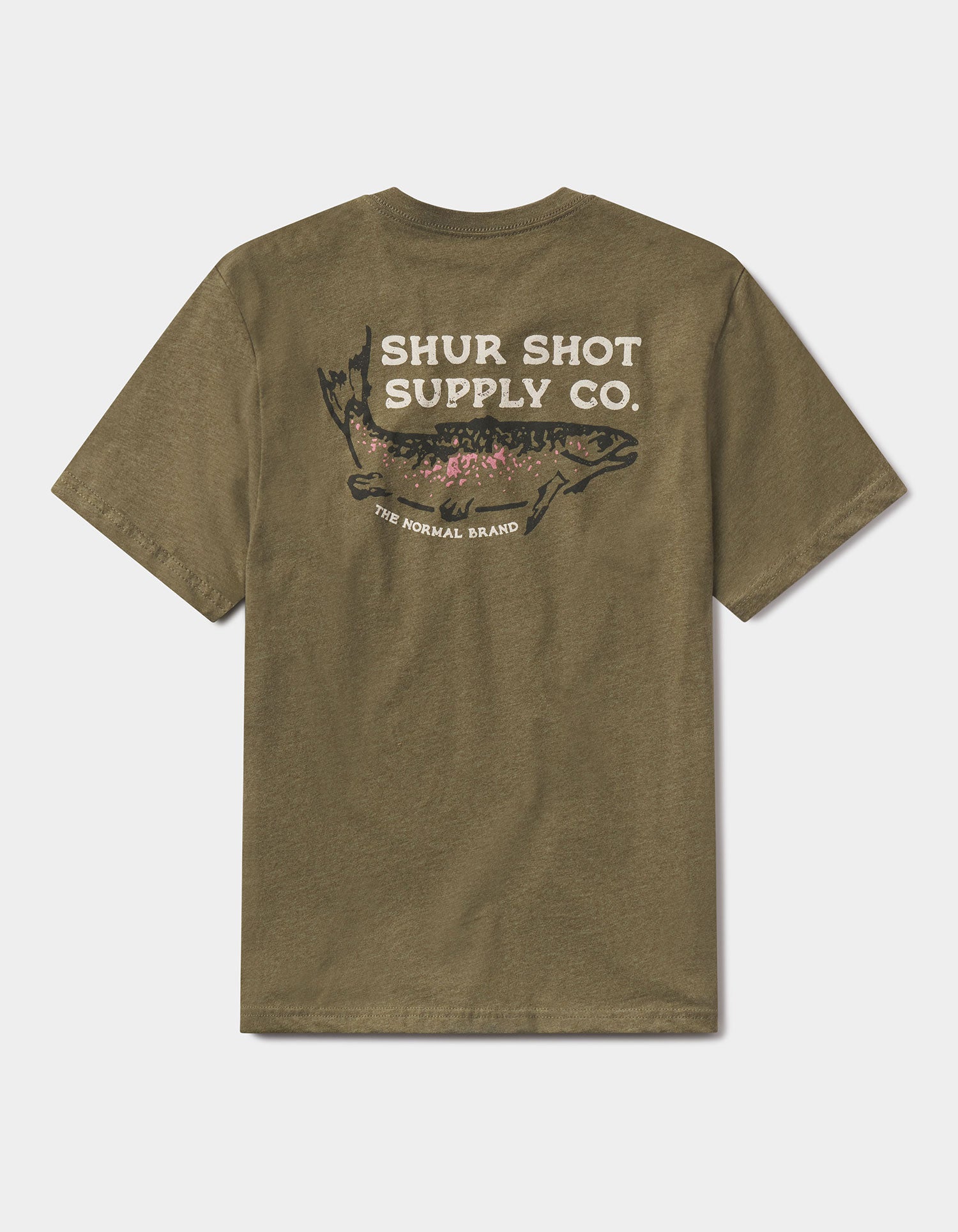 Shur Shot Supply Co Tee in Military Green